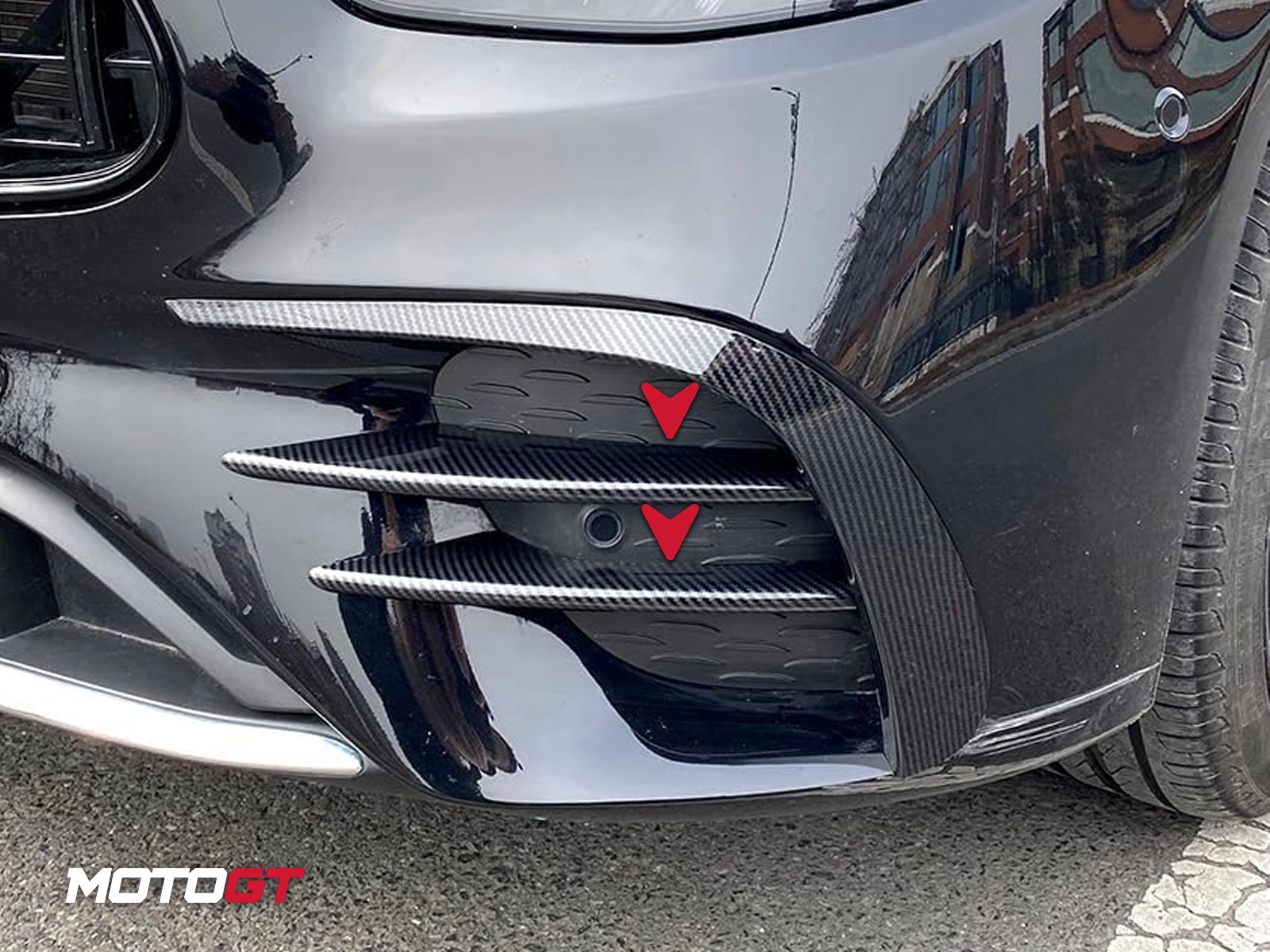 E CLASS FRONT GRILLE TRIM